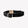 Load image into Gallery viewer, 'Black' - Canvas Dog Collar
